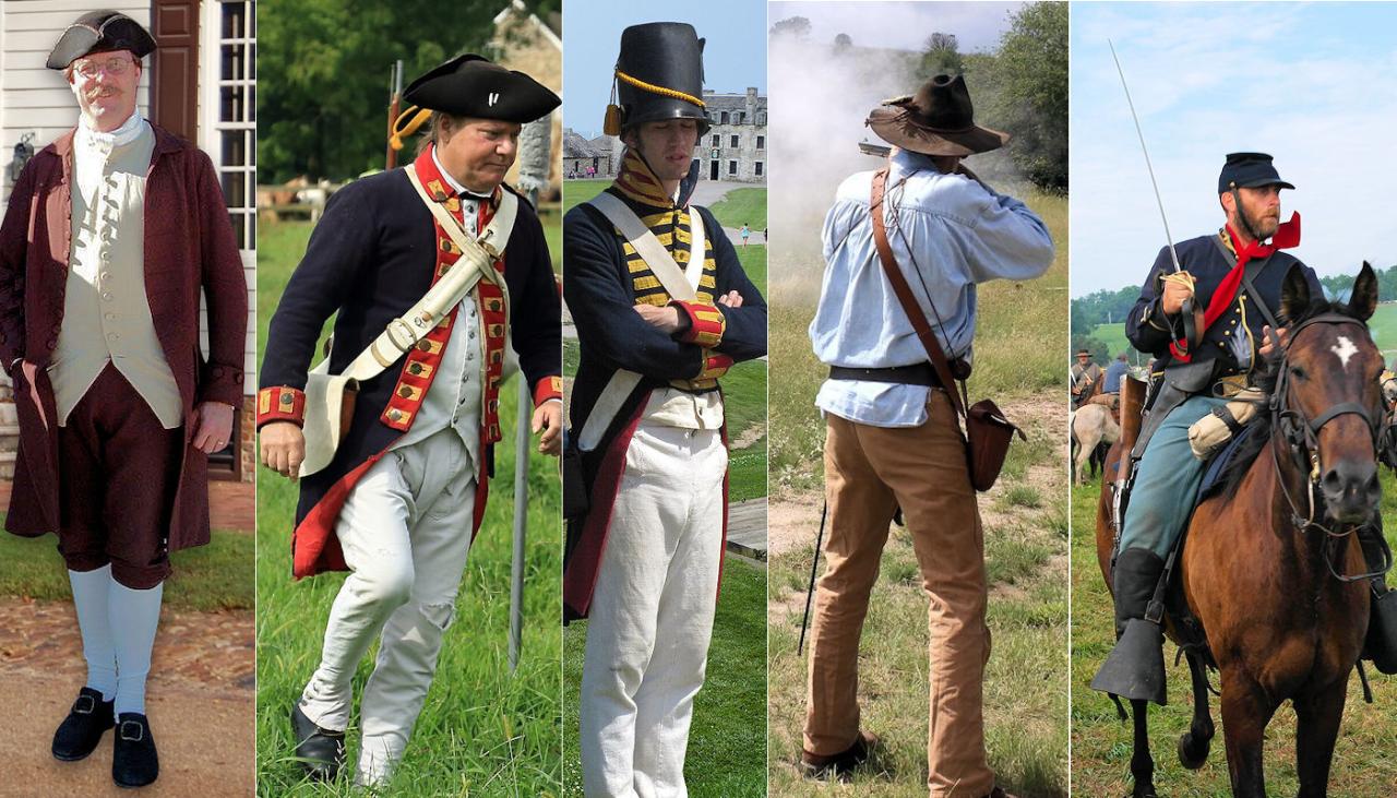 What are 18th & 19th Century American Historical Reenactments